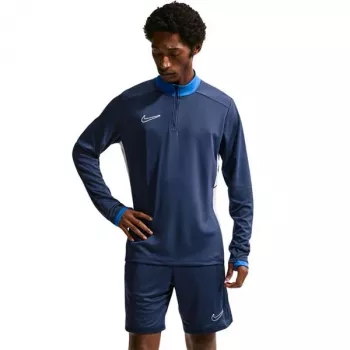 Nike Dri-FIT Academy 25 αθλητικό μπλουζάκι ανδρικό Navy μπλε με τέταρτο φερμουάρ S