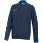 Nike Dri-FIT Academy 25 παιδικό φούτερ με φερμουάρ Navy Blue