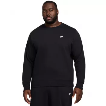Nike Club BB ανδρικό φούτερ με στρογγυλή λαιμόκοψη Μαύρο FN3886-010 Μέγεθος L