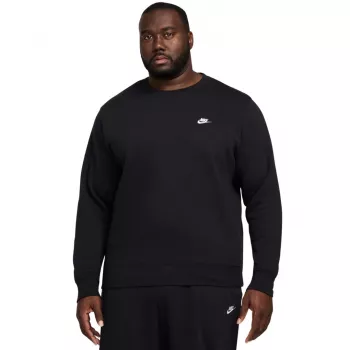 Nike Club Fleece ανδρικό φούτερ με κουκούλα Μαύρο XL