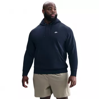 Nike Club Fleece ανδρικό pullover hoodie μπλε του μεσονυκτίου μέγεθος S