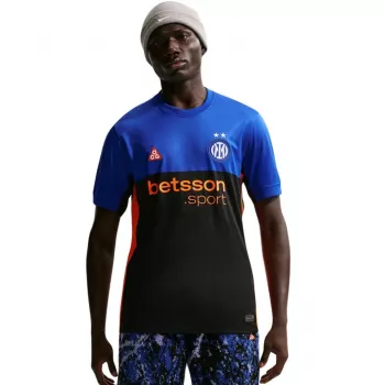 Nike Inter Μιλάνου 2025/2026 Stadion ειδική έκδοση ανδρικό μπλουζάκι ποδοσφαίρου μαύρο/μπλε IM6998 413 μέγεθος M