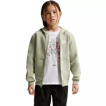 Nike Sportswear Club Fleece παιδικό φούτερ ανοιχτό πράσινο FD3004-304 M