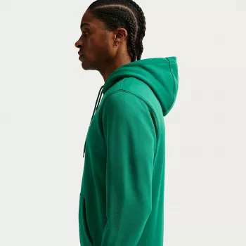 Nike Club Fleece ανδρικό φούτερ με κουκούλα μαλαχίτη πράσινο μέγεθος S