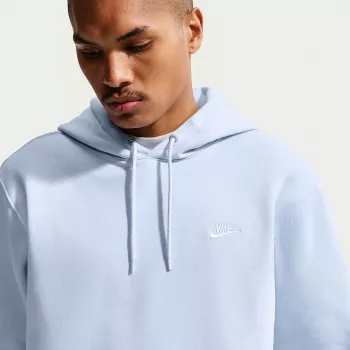 Nike Club Fleece ανδρικό φούτερ με κουκούλα Baltic Blue FN3859-407 μέγεθος L
