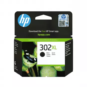 HP 302XL High Yield μαύρο γνήσιο μελανοδοχείο - 430 σελίδες