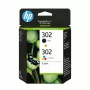 HP 302 2-pack μαύρο/τρίχρωμο γνήσια μελανοδοχεία