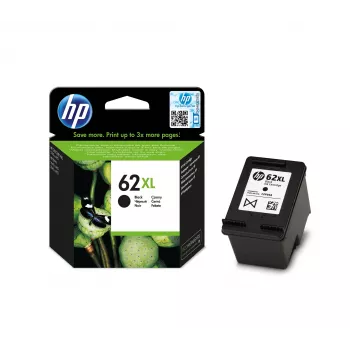 HP 62XL High Yield μαύρο γνήσιο μελανοδοχείο