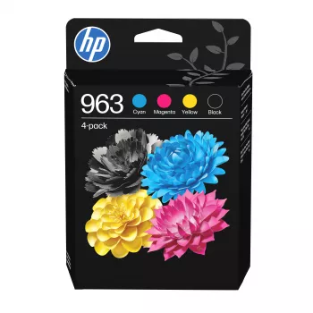 HP 963 CMYK γνήσια μελανοδοχεία 4-pack