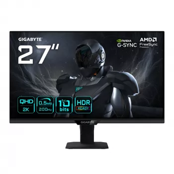 GIGABYTE G27Q20T EK 27 inch QHD 200Hz SS-IPS Gaming Monitor - μαύρο