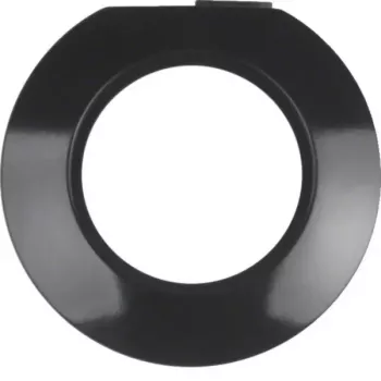 Hager WTD3371BG Πλαίσιο κάλυψης 1 θέσης, Berker Serie 1930, Γυαλιστερό Μαύρο