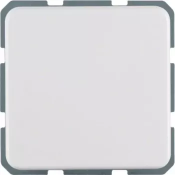 Hager WWS1111PW Πρίζα SCHUKO με καπάκι, χωνευτή, IP44, πολικό λευκό γυαλιστερό