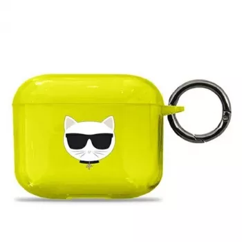 Karl Lagerfeld KLA3UCHFY θήκη AirPods 3 κίτρινη Choupette