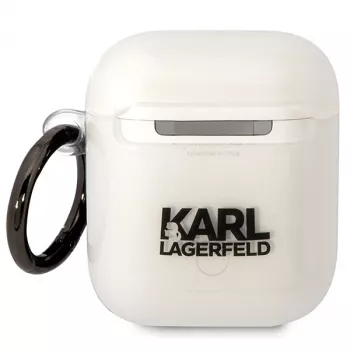 Karl Lagerfeld KLA2HNCHTCT Θήκη AirPods 1/2 διαφανής Ikonik Choupette