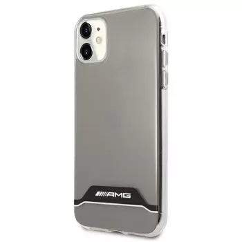 AMG AMHCN61TCBW Σκληρή θήκη για iPhone 11 / XR 6,1 ιντσών – διαφανής με ηλεκτροεπίστρωση μαύρο & λευκό