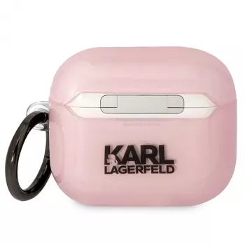 Karl Lagerfeld KLA3HNCHTCP Θήκη AirPods 3 ροζ Ikonik Choupette