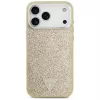 GUESS Glitter Triangle Logo θήκη MagSafe για iPhone 17 Pro Max - χρυσό