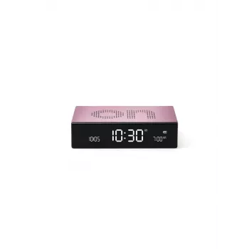 Lexon Flip Premium ψηφιακό ξυπνητήρι ανοιχτό ροζ LR152LP