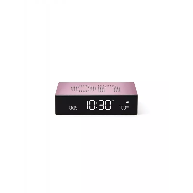 Lexon Flip Premium ψηφιακό ξυπνητήρι ανοιχτό ροζ LR152LP