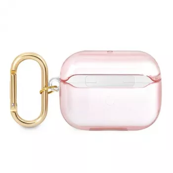 GUESS θήκη AirPods Pro με λουράκι ροζ Strap Collection