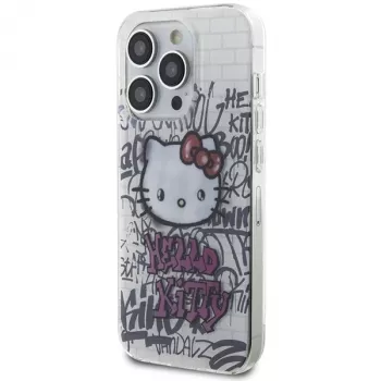 Hello Kitty HKHCP14LHDGPHT iPhone 14 Pro Θήκη Hardcase IML Kitty On Bricks Graffiti - Λευκό