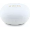 GUESS Flat Classic Logo Electroplated Ασύρματα Ακουστικά True Wireless, Λευκό