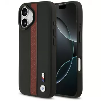 BMW M Θήκη MagSafe Perforated Stripe Logo για iPhone 17 - Κόκκινο