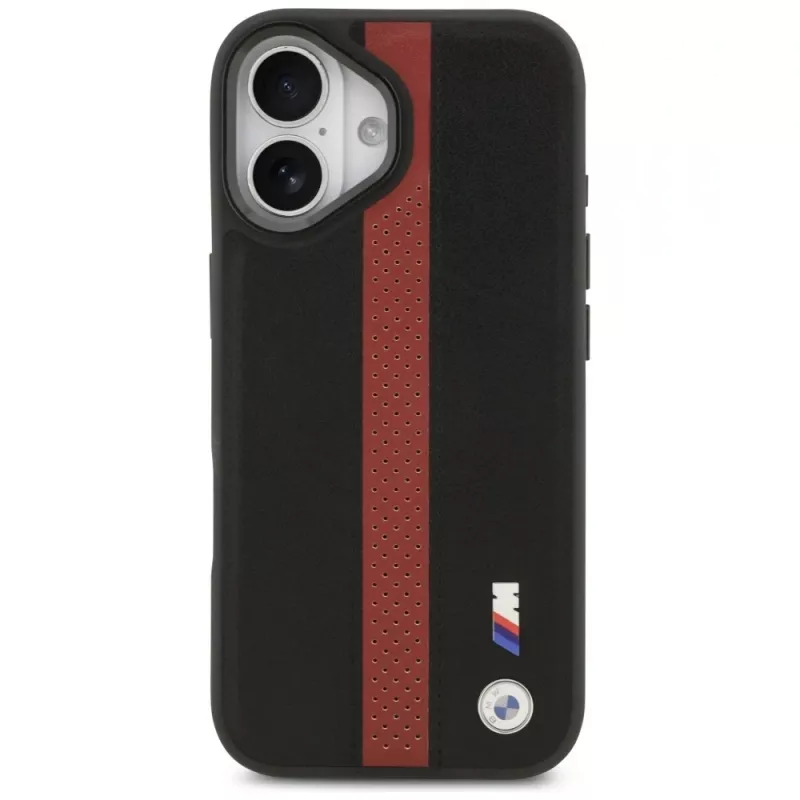 BMW M Θήκη MagSafe Perforated Stripe Logo για iPhone 17 - Κόκκινο
