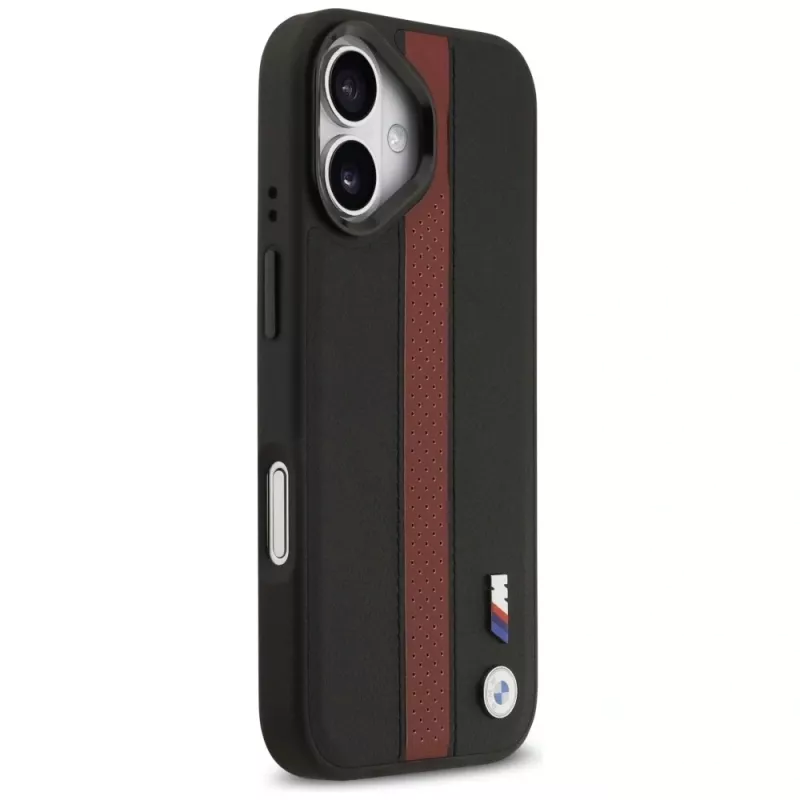 BMW M Θήκη MagSafe Perforated Stripe Logo για iPhone 17 - Κόκκινο