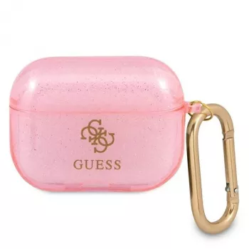 Guess GUAPUCG4GP Θήκη AirPods Pro Ροζ Glitter Συλλογή