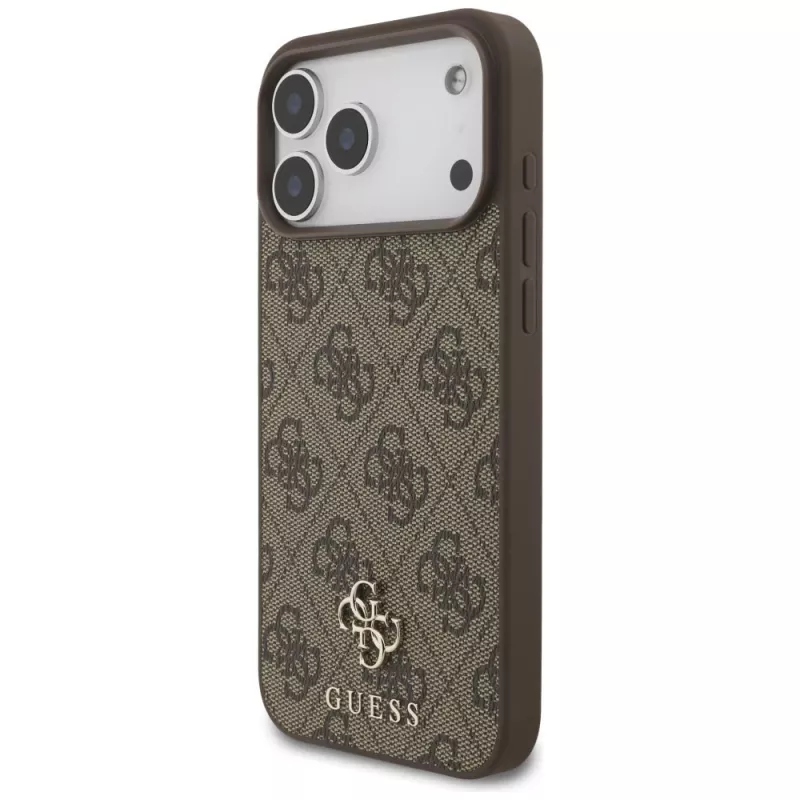GUESS Θήκη MagSafe 4G Small Classic Logo για iPhone 18 Pro Max / 17 Pro Max - Καφέ