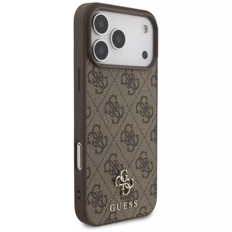 GUESS Θήκη MagSafe 4G Small Classic Logo για iPhone 18 Pro Max / 17 Pro Max - Καφέ