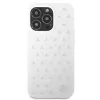 Mercedes-Benz iPhone 13 Pro Max Θήκη Hardcase Ασημί Μοτίβο Αστεριών Λευκό