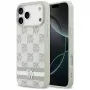 DKNY Θήκη Καρό Μοτίβο με Εκτυπωμένες Ρίγες για iPhone 17 Pro Max - Μπεζ