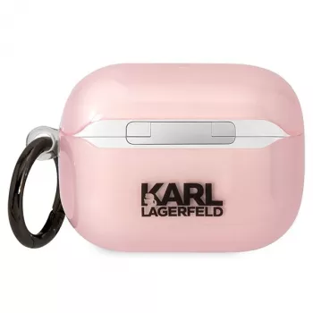 Karl Lagerfeld KLAPHNCHTCP Θήκη AirPods Pro Ροζ Ikonik Choupette