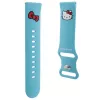 Hello Kitty Universal Σιλικόνη Λουράκι Ρολογιού Kitty Head Μπλε 22mm