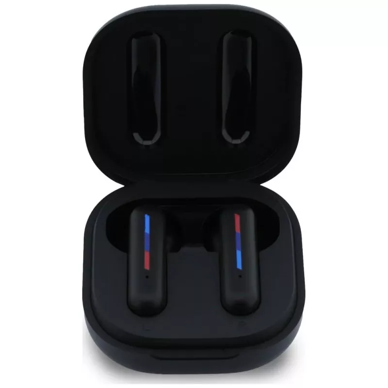 BMW Ασύρματα Ακουστικά Bluetooth TWS με ENC και Εκτυπωμένο Λογότυπο - Μαύρο