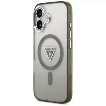 GUESS Θήκη MagSafe IML Gradient Triangle Logo για iPhone 17 - Χακί