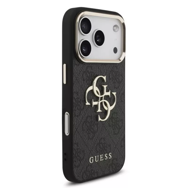GUESS Θήκη Hard Case 4G Big Logo Classic για iPhone 17 Pro / 18 Pro - Μαύρο & Χρυσό