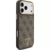 GUESS Θήκη MagSafe 4G Triangle Logo για iPhone 17 Pro Max - Καφέ & Χρυσό