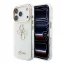 GUESS 4G Script Metal προστατευτική θήκη για iPhone 18 Pro Max / 17 Pro Max - λευκό