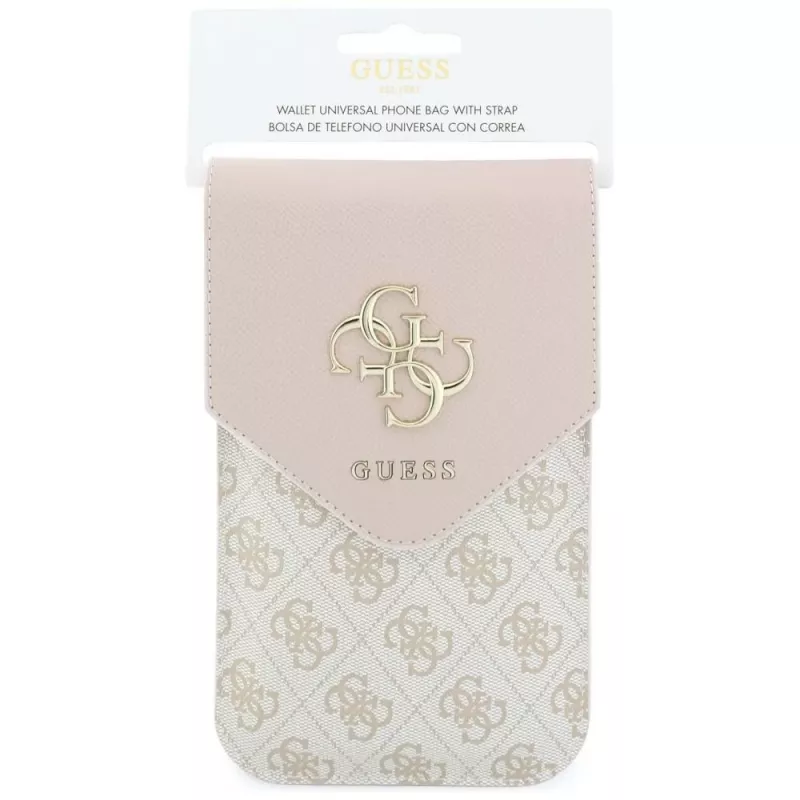 Guess Graines 4G & Classic Logos θήκη κινητού ροζ