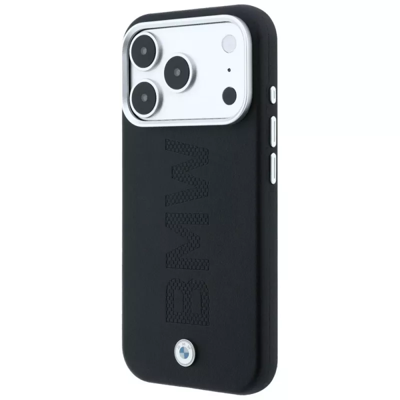 BMW Sign Centered Deboss MagSafe θήκη για iPhone 18 Pro Max / 17 Pro Max - μαύρο