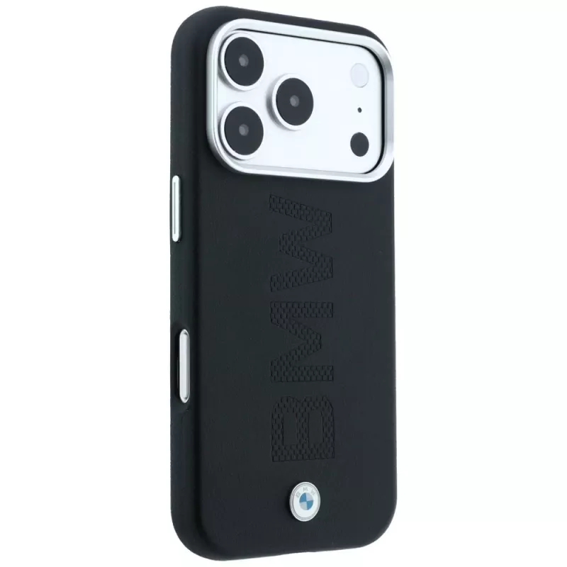BMW Sign Centered Deboss MagSafe θήκη για iPhone 18 Pro Max / 17 Pro Max - μαύρο