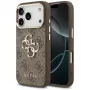 GUESS 4G Big Classic Logo θήκη για iPhone 17 Pro / 18 Pro - καφέ & χρυσό
