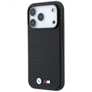 BMW M Carbon Metal Logo MagSafe θήκη για iPhone 18 Pro / 17 Pro – μαύρο