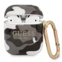 Guess GUA2UCAMG θήκη AirPods 1/2 μαύρη συλλογή Camo