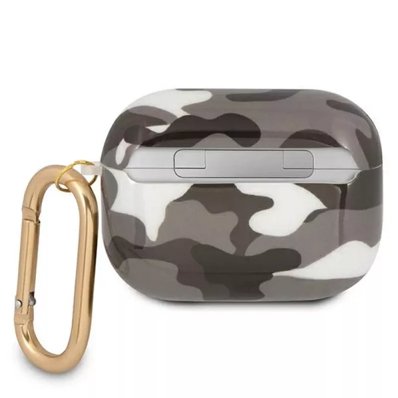 Guess GUAPUCAMG θήκη AirPods Pro μαύρη συλλογή Camo