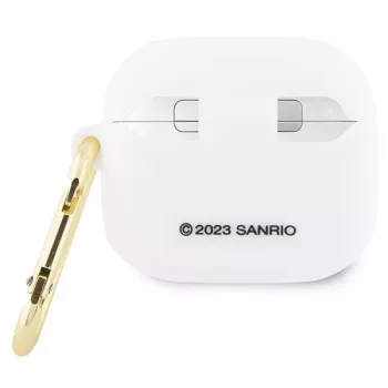 Hello Kitty HKA33DKHSH θήκη AirPods 3 λευκή σιλικόνη 3D κεφάλι Kitty