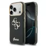GUESS IML 4G Script Metal θήκη για iPhone 18 Pro Max / 17 Pro Max - μαύρο